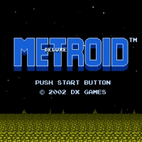 Metroid Deluxe Title Screen